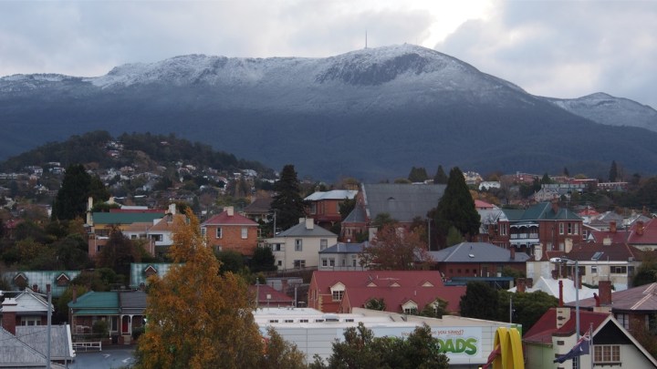 Mt Wellington - snow line