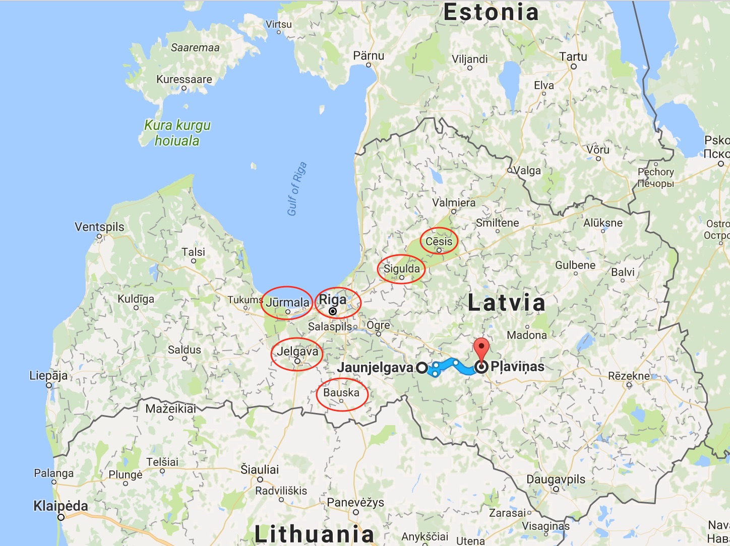 Plavinis Jaunjelgava google